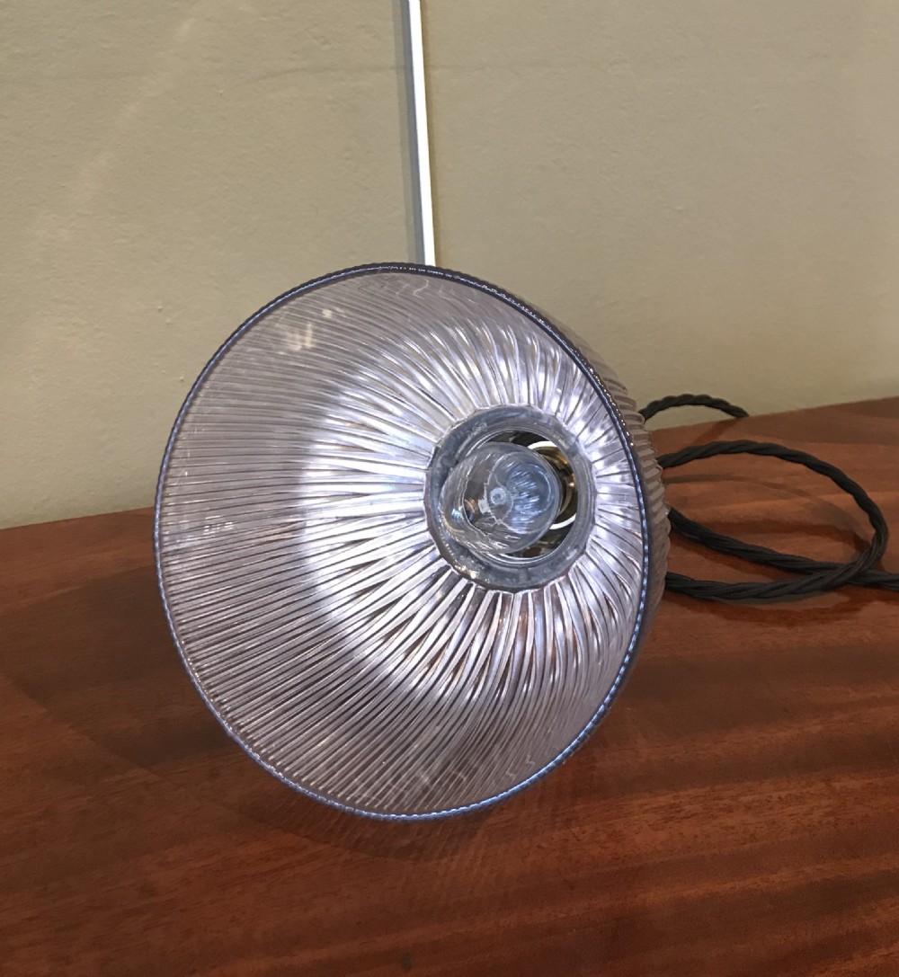 Edwardian Holophane Pendant Light View V