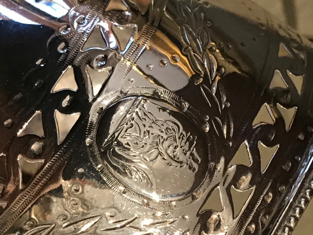 George III Silver Sugar Basket, 1781 View VII
