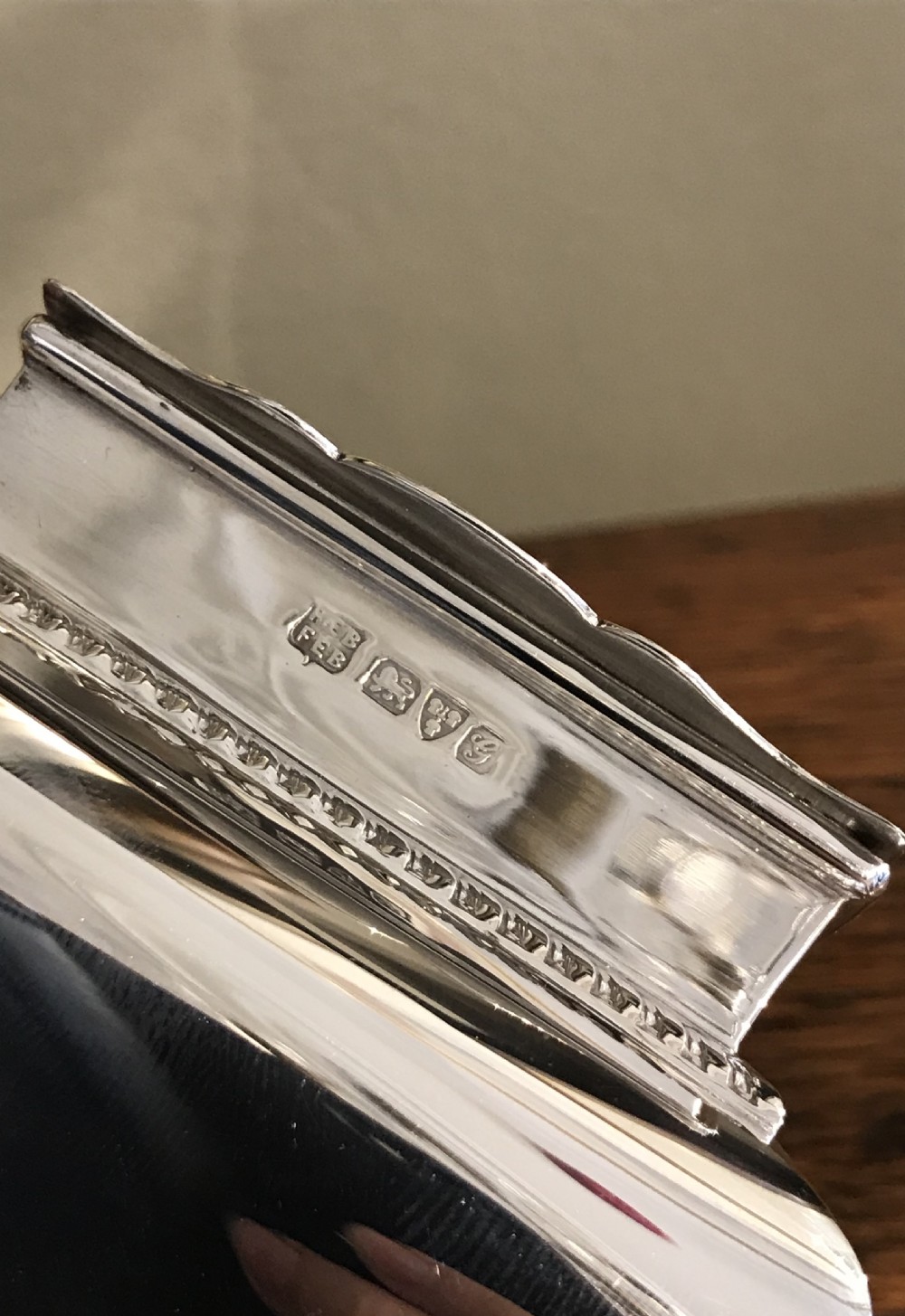 Quality Edwardian Silver Tea Caddy View VI