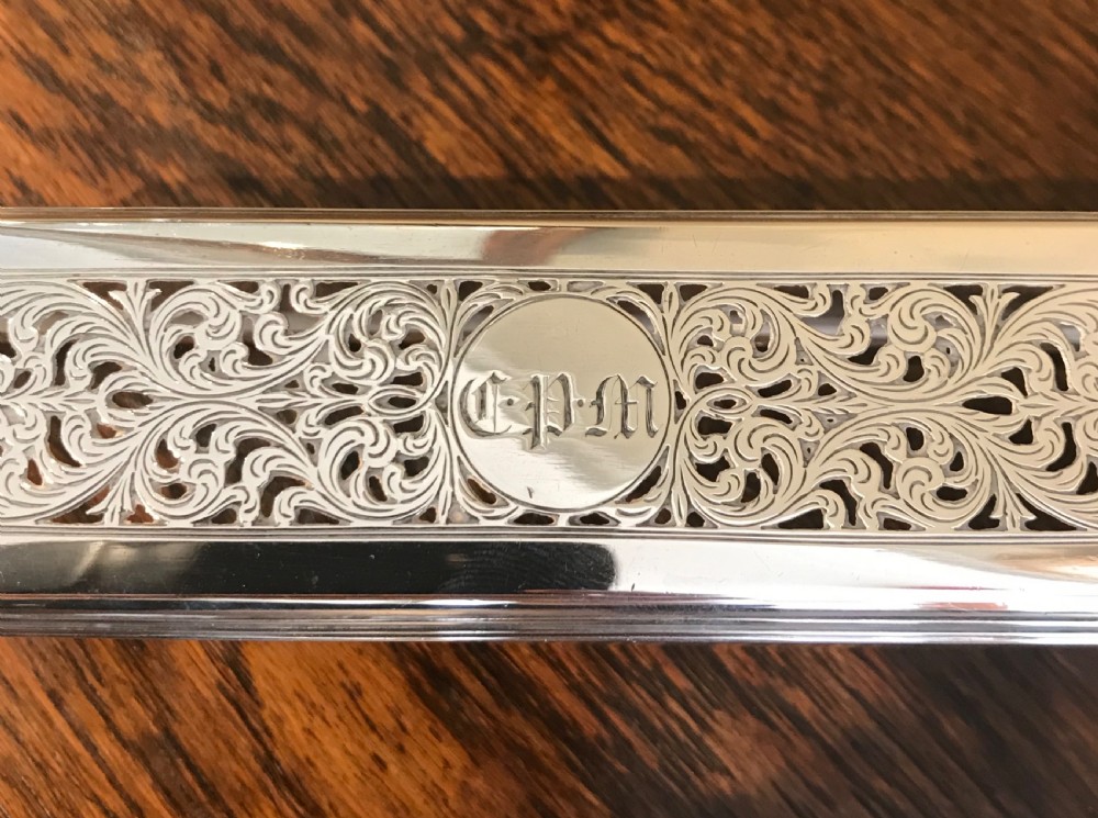 Quality Georgian Silver Dressing Table Jar Box View II