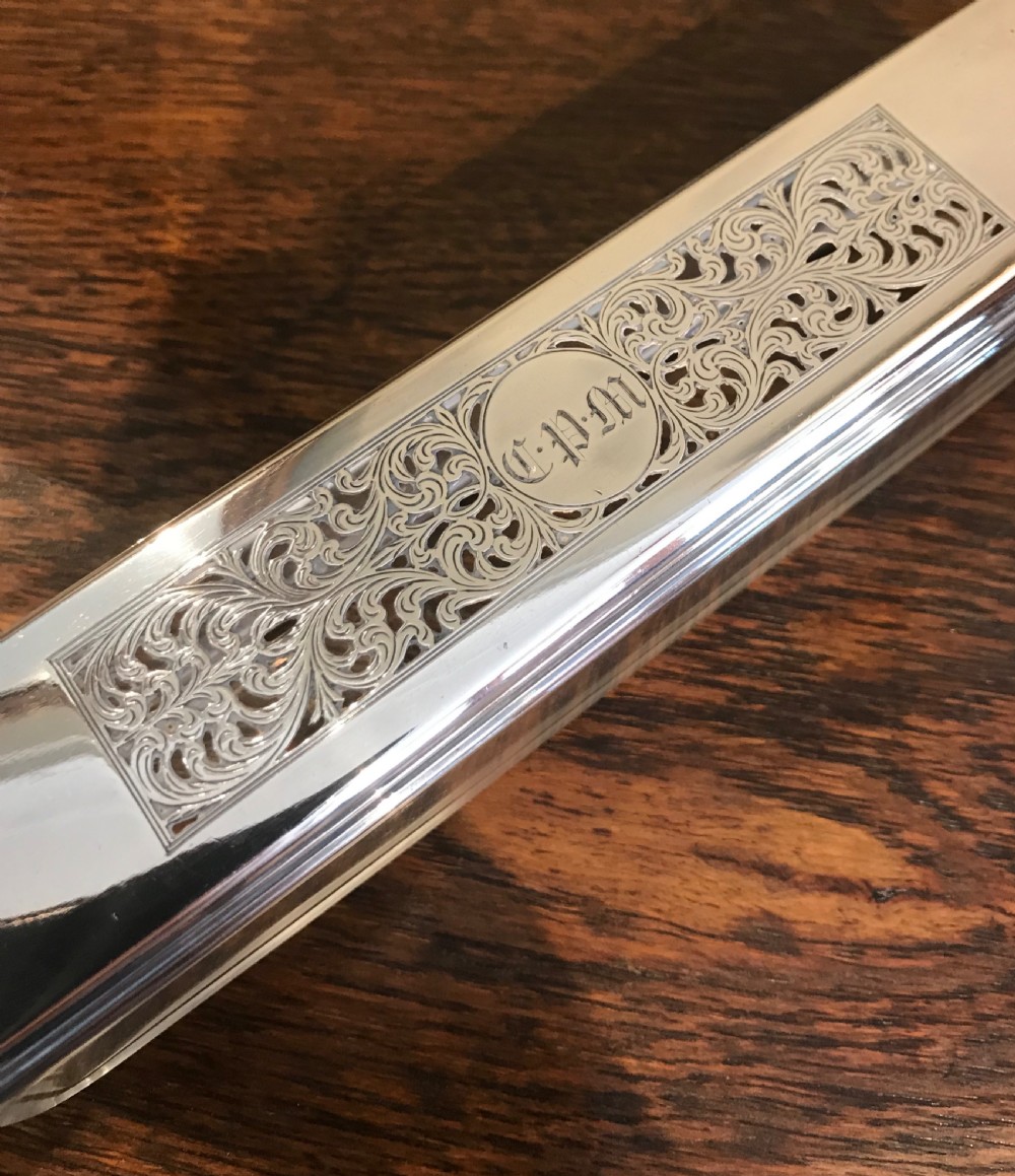 Quality Georgian Silver Dressing Table Jar Box View III
