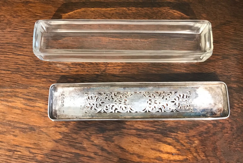 Quality Georgian Silver Dressing Table Jar Box View VI