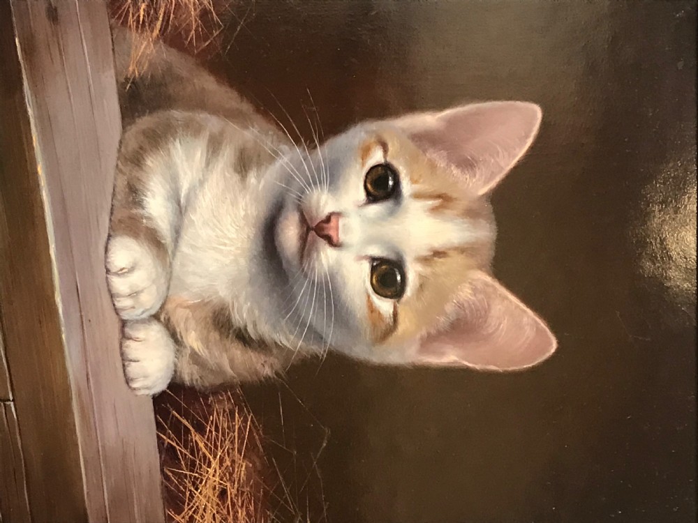 Bessie Bamber, Oil Painting, c1910 View II
