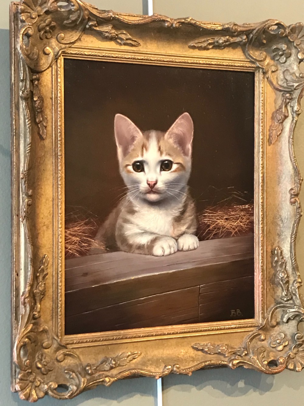 Bessie Bamber, Oil Painting, c1910 View V