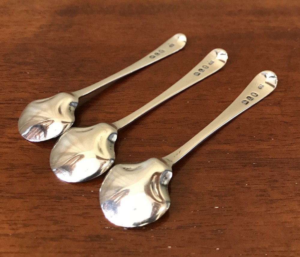 Set Three George III Silver Salt Spoons View IV