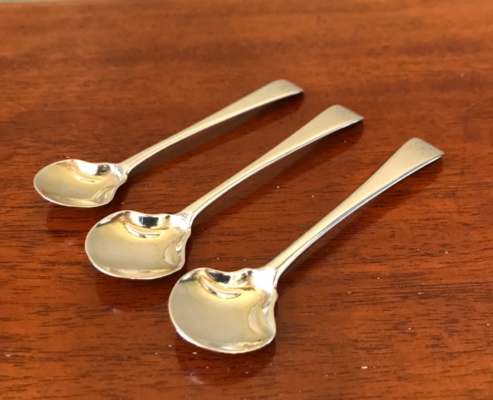 Set Three George III Silver Salt Spoons View V