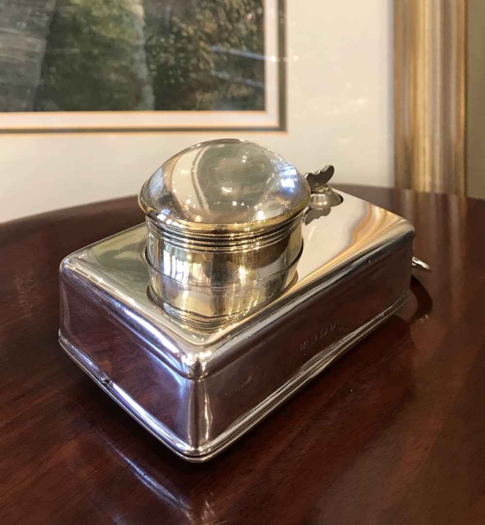 George VI WW2 Solid Silver Officers Lamp View III
