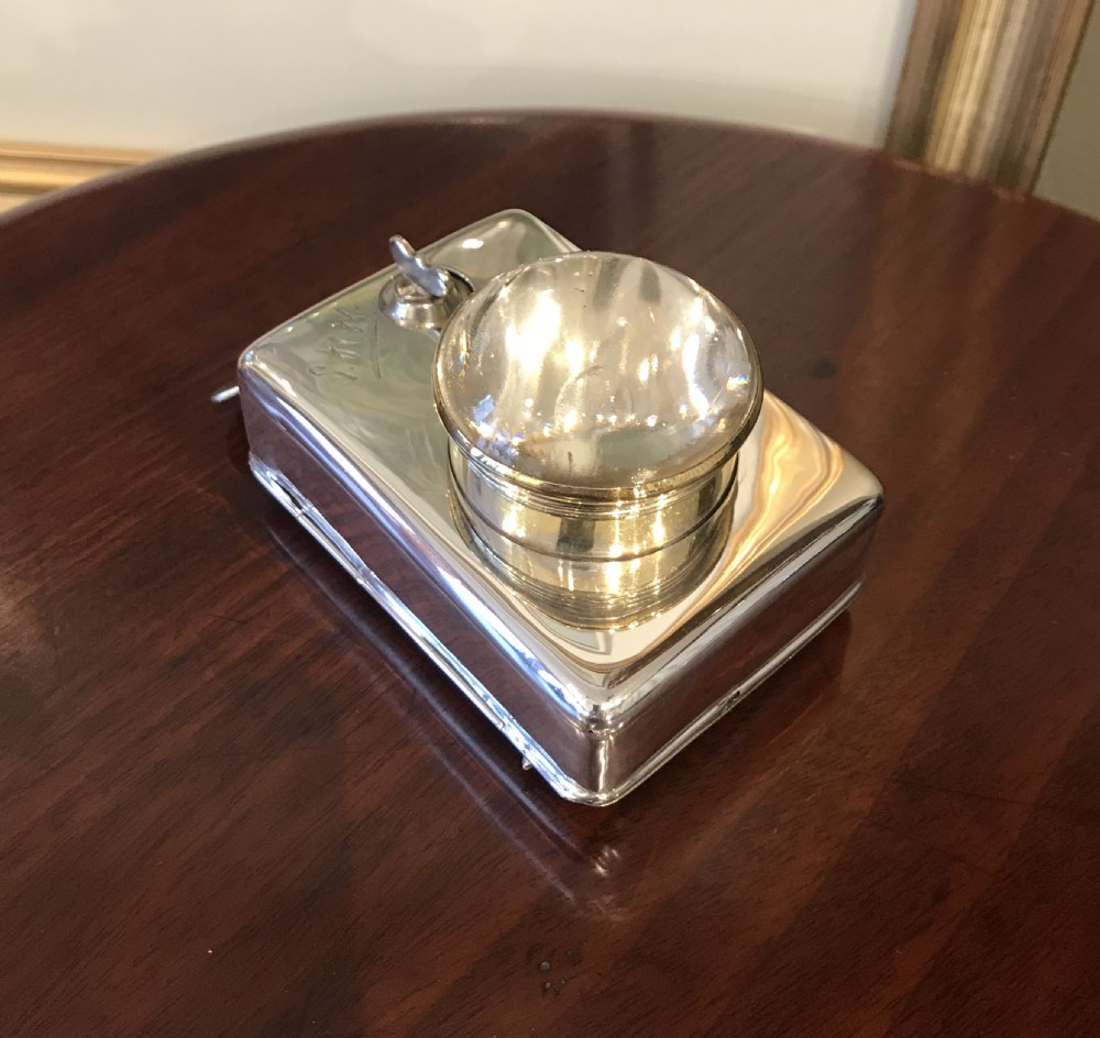 George VI WW2 Solid Silver Officers Lamp View IV