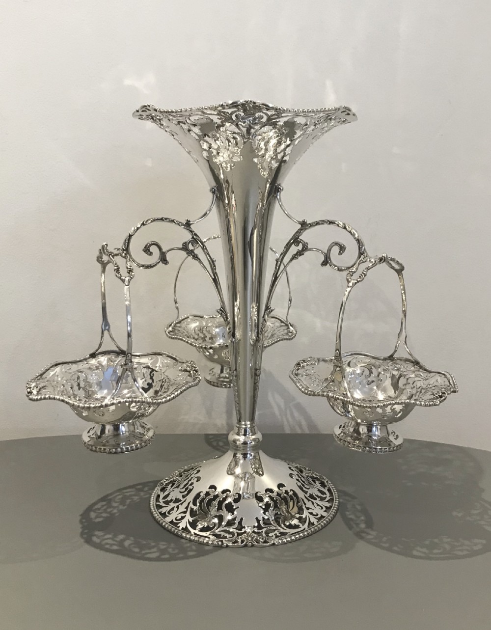 Impressive George V Solid Silver Epergne