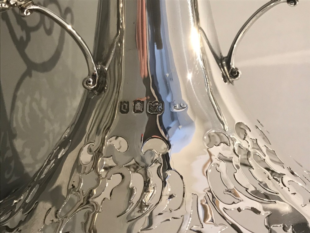 Impressive George V Solid Silver Epergne View VII