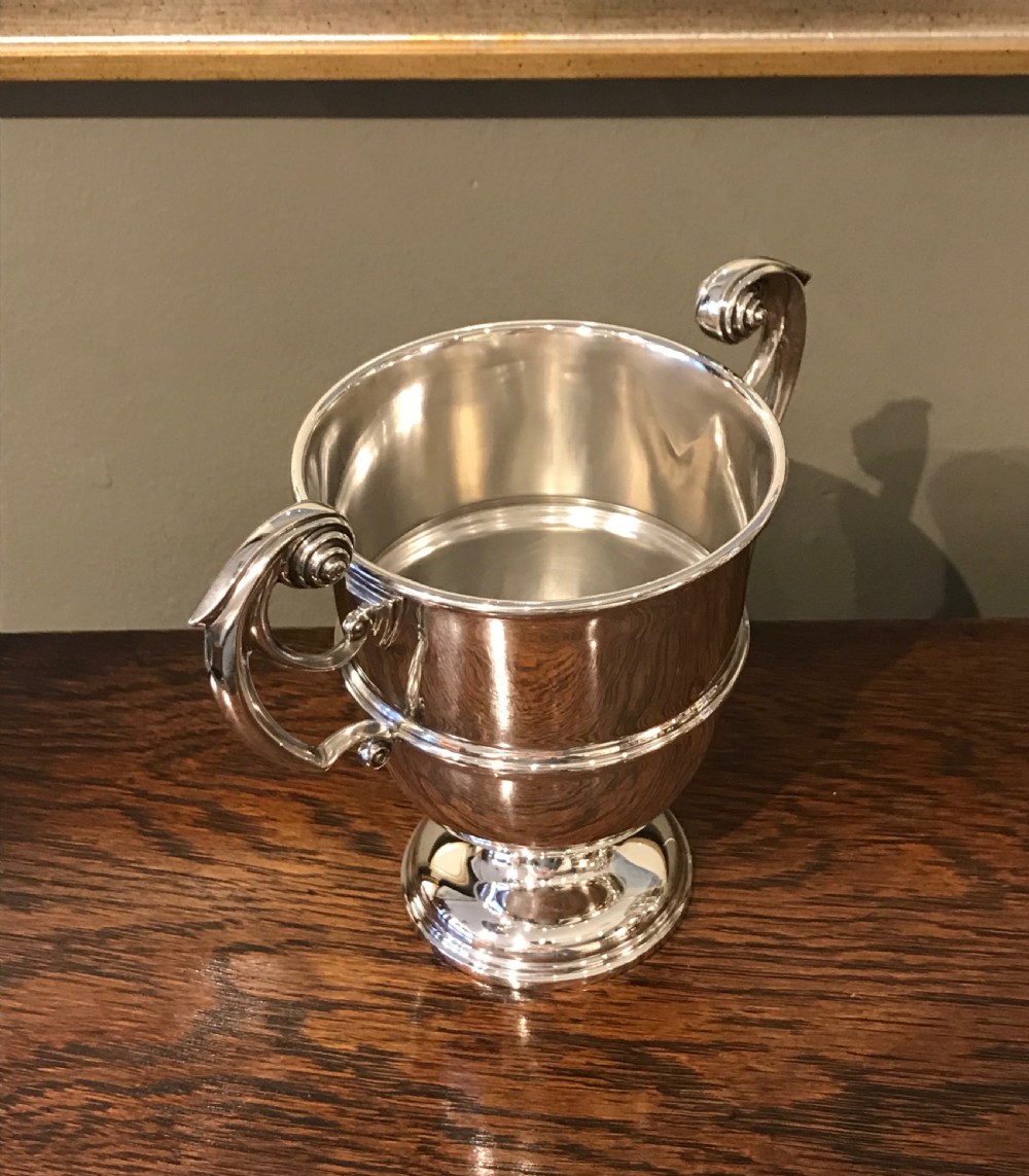 Edwardian Solid Silver Trophy Cup, 1904 View VII