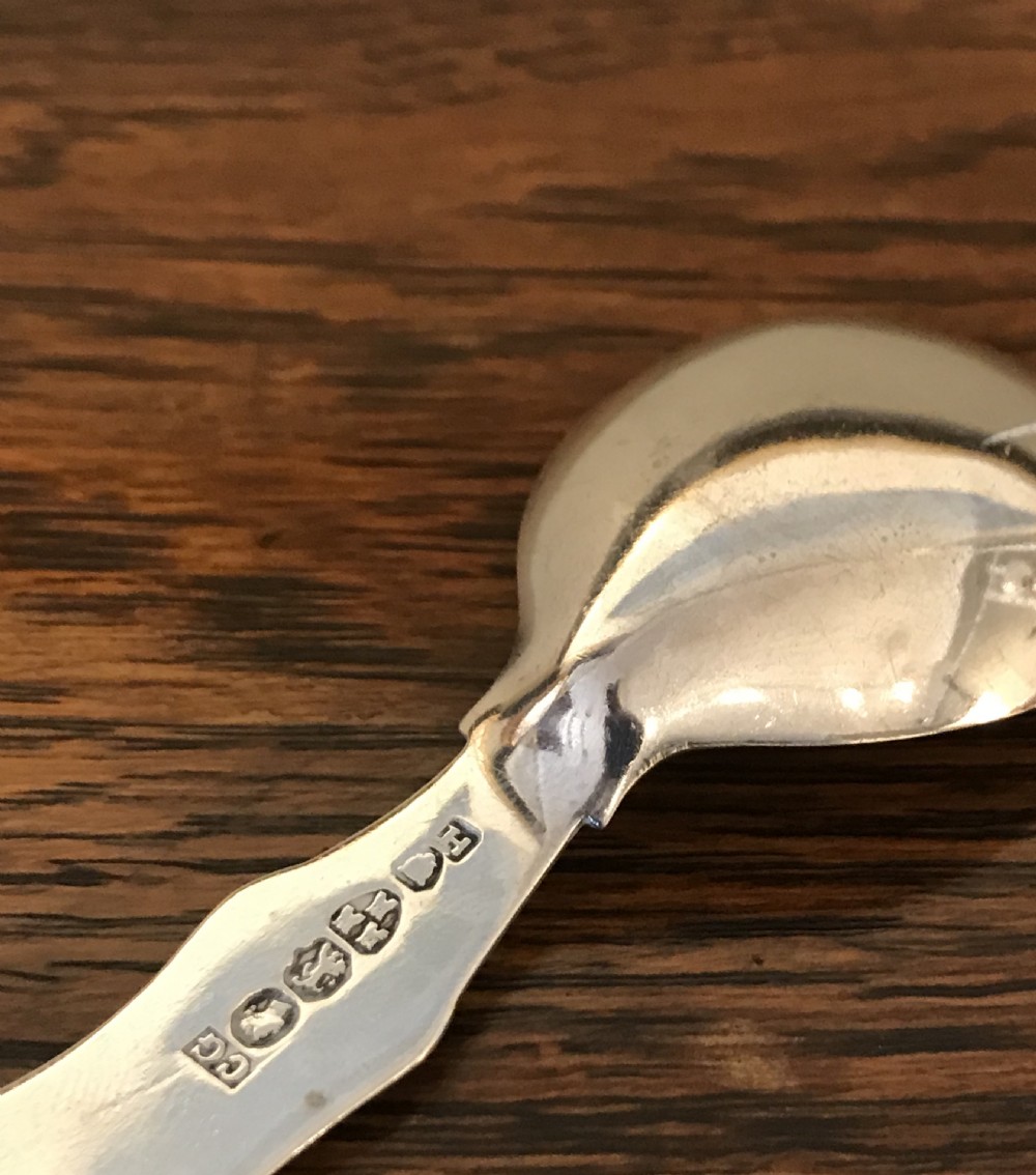 Early Victorian Silver Caddy Spoon, Newcastle View V