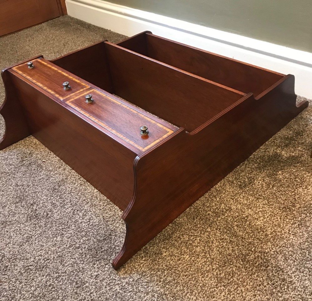 Edwardian Mahogany Wall Shelves View IV