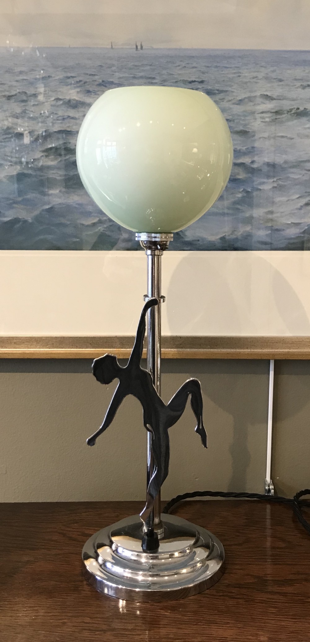 Fabulous Art Deco Chrome Table Lamp