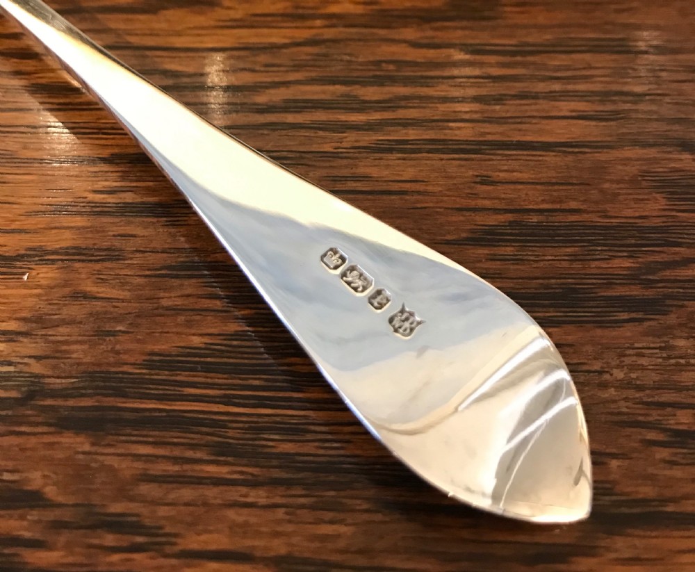 Pair of Victorian Silver Berry Spoons View VII