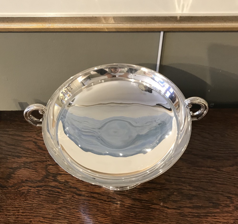 Edwardian Solid Silver Tazza by Walker & Hall View V