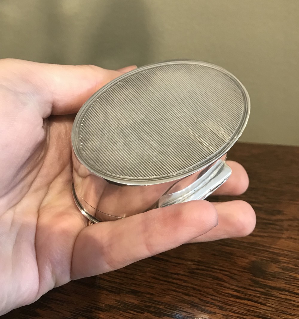 Quality Victorian Silver Vesta Box, 1892 View V