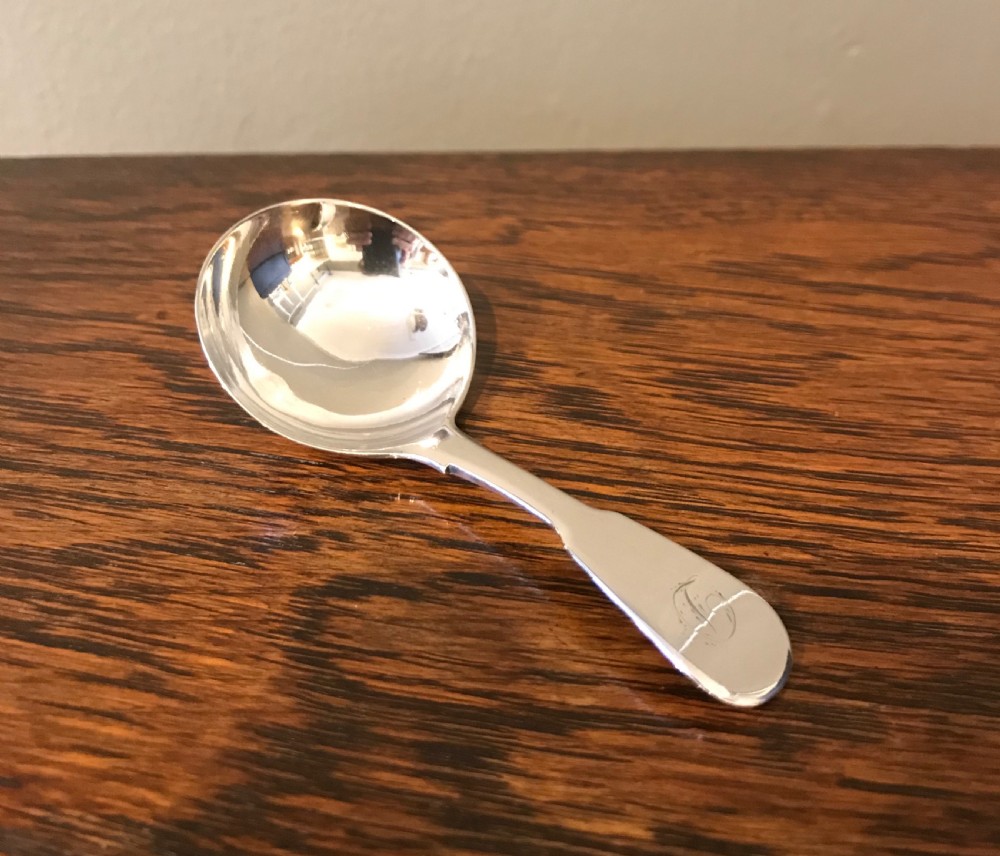 George IV Solid Silver Caddy Spoon