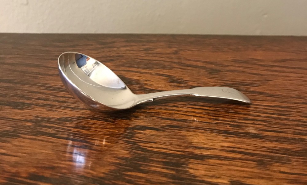 George IV Solid Silver Caddy Spoon View II