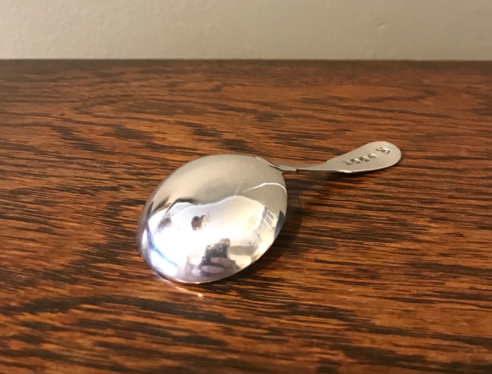 George IV Solid Silver Caddy Spoon View V