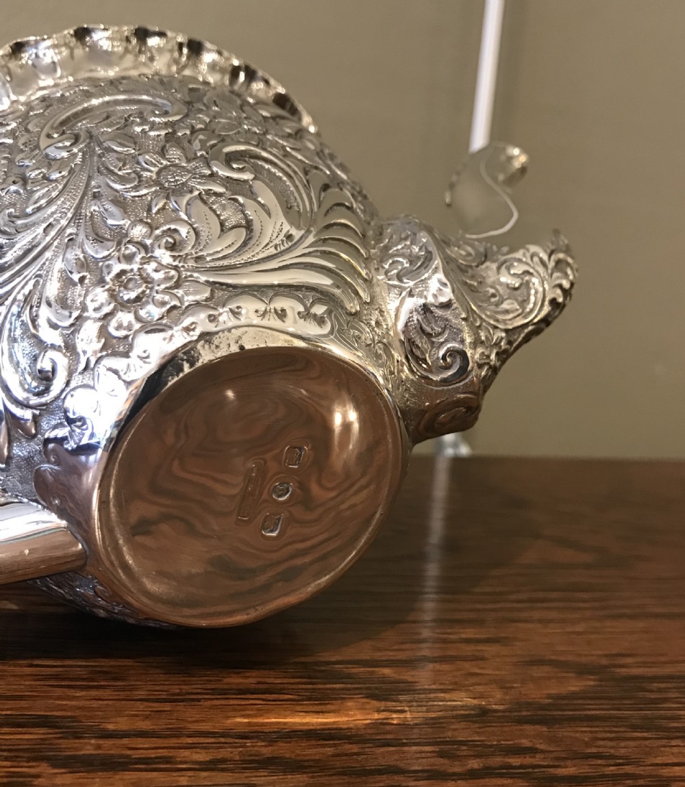 Victorian Solid Silver Bachelors Tea Set, 1894 View VI