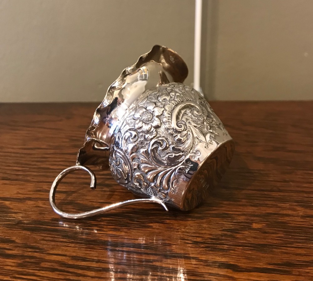 Victorian Solid Silver Bachelors Tea Set, 1894 View XIII