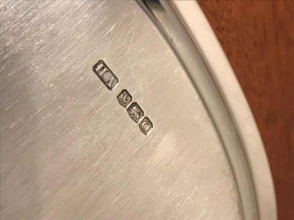 Large George V Silver Drinks Tray, 1931 View V