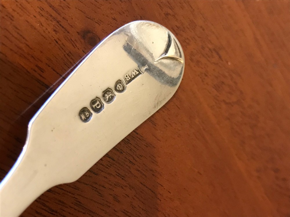 Quality William IV Silver Sifter Spoon View V