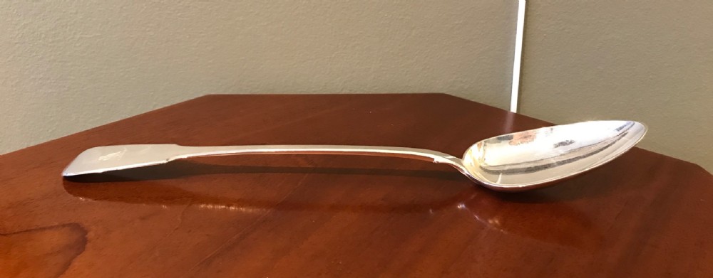 Superb George III Silver Basting Spoon by Solomon Hougham