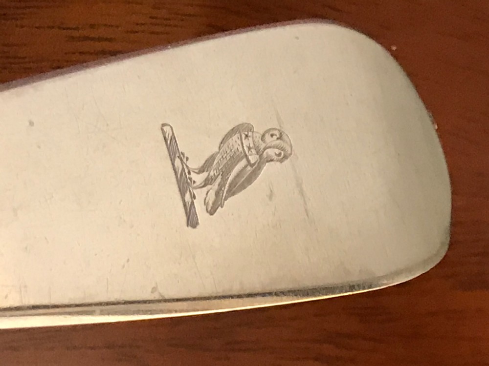 Superb George III Silver Basting Spoon by Solomon Hougham View VI