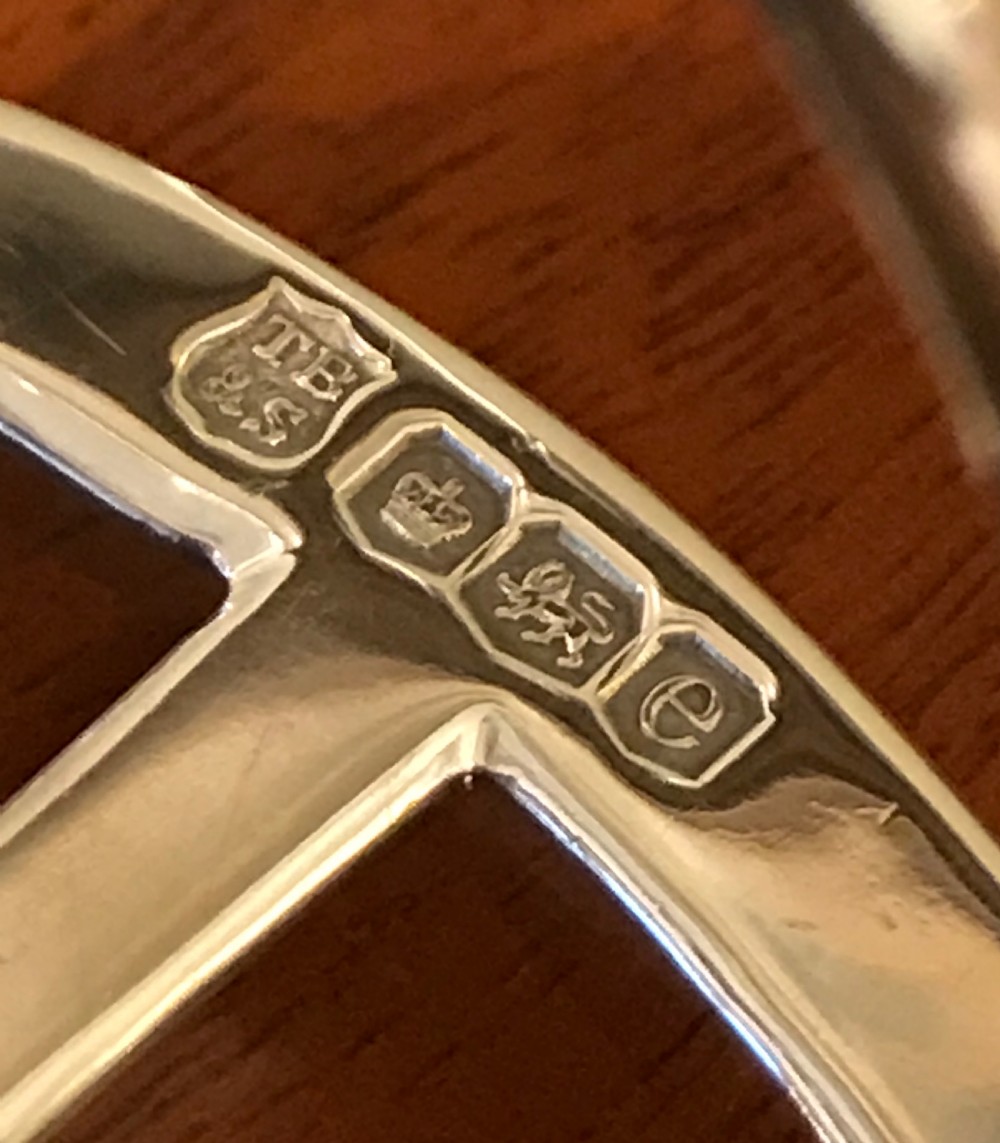 George V Solid Silver Toast Rack View II
