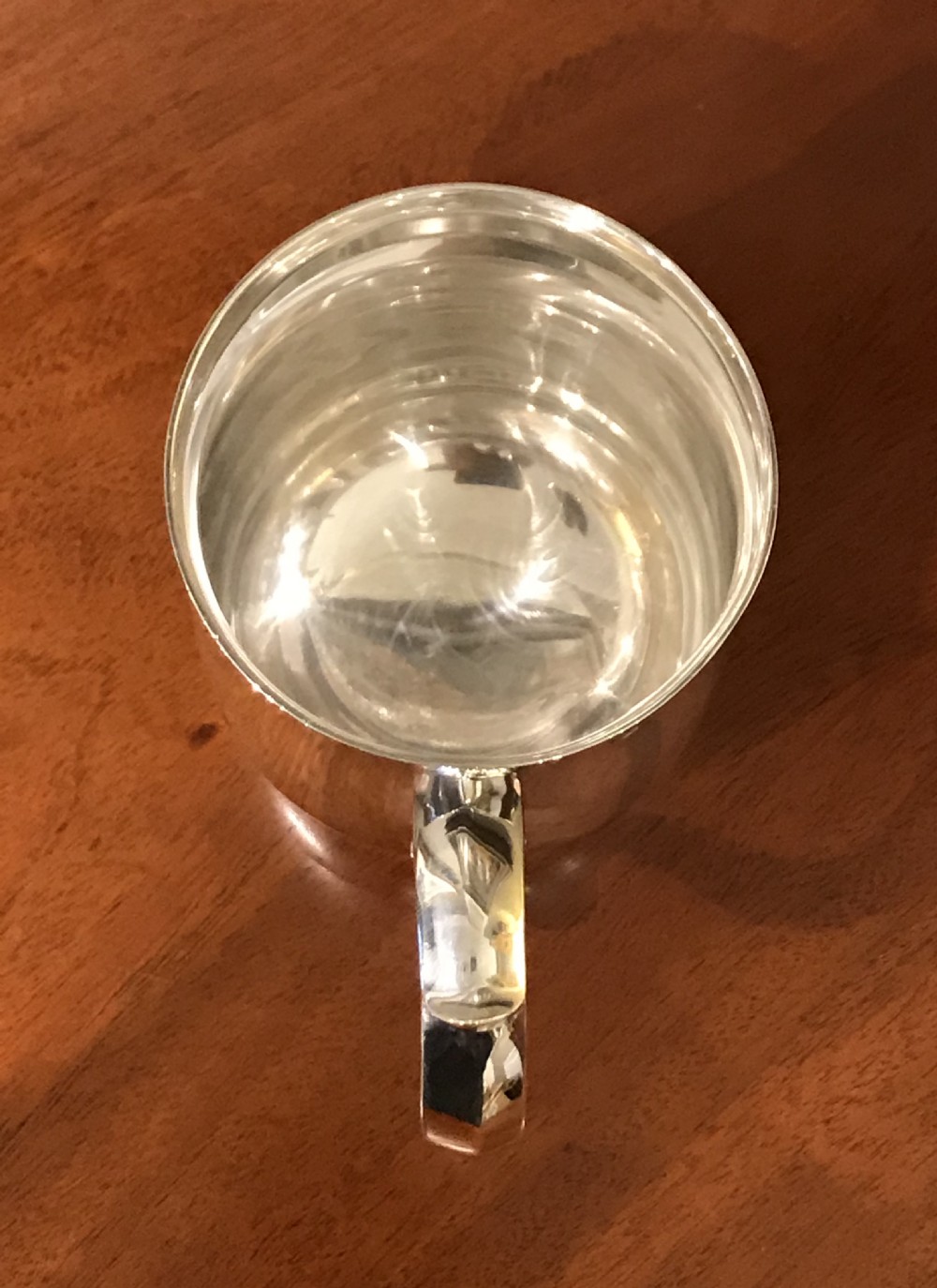 Solid Silver Pint Tankard, Adie Brothers View IV