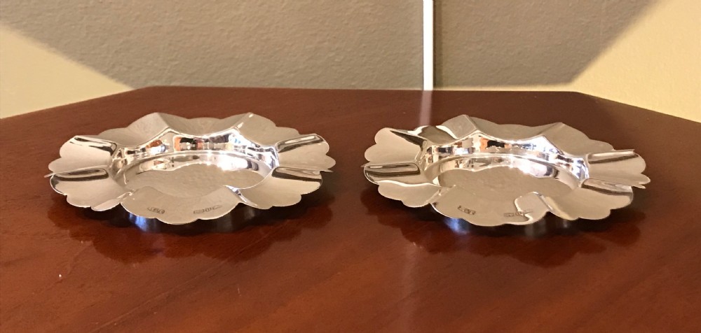 Pair of Victorian Silver Trays by Hilliard & Thomason, 1894 View VII