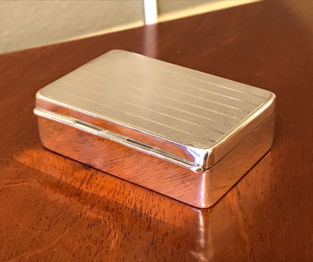 George V Silver Vesta Box by Sampson & Mordan View III