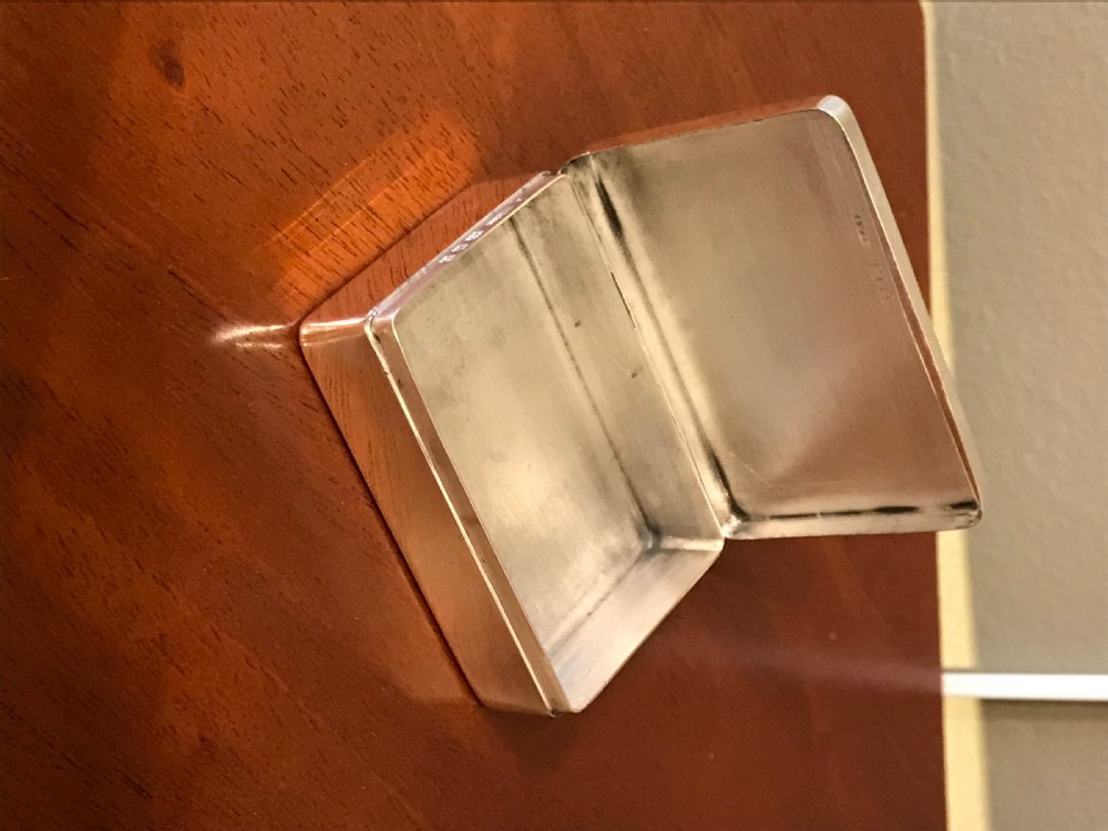 George V Silver Vesta Box by Sampson & Mordan View V