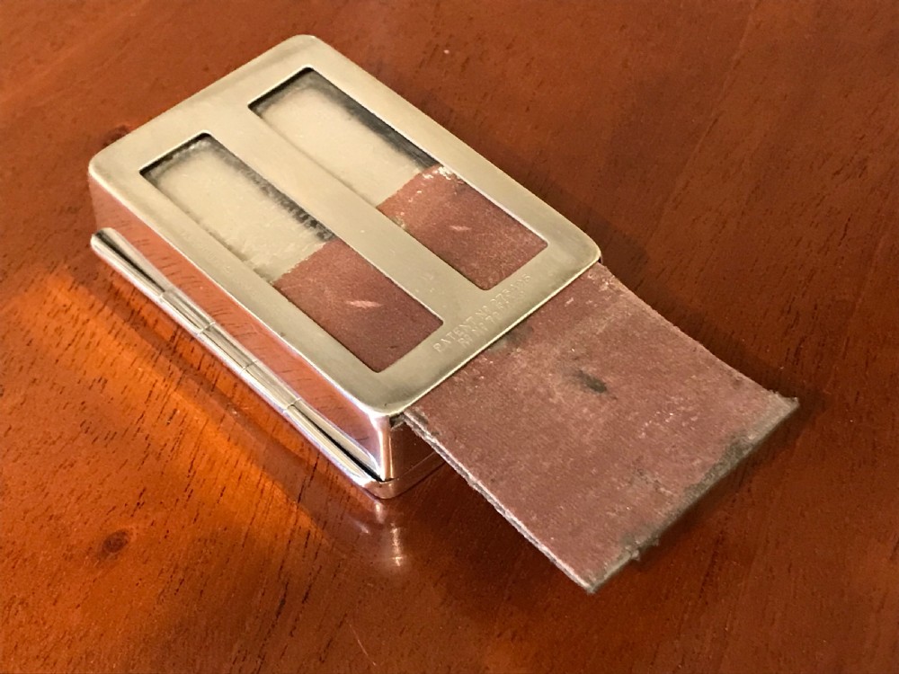 George V Silver Vesta Box by Sampson & Mordan View IX