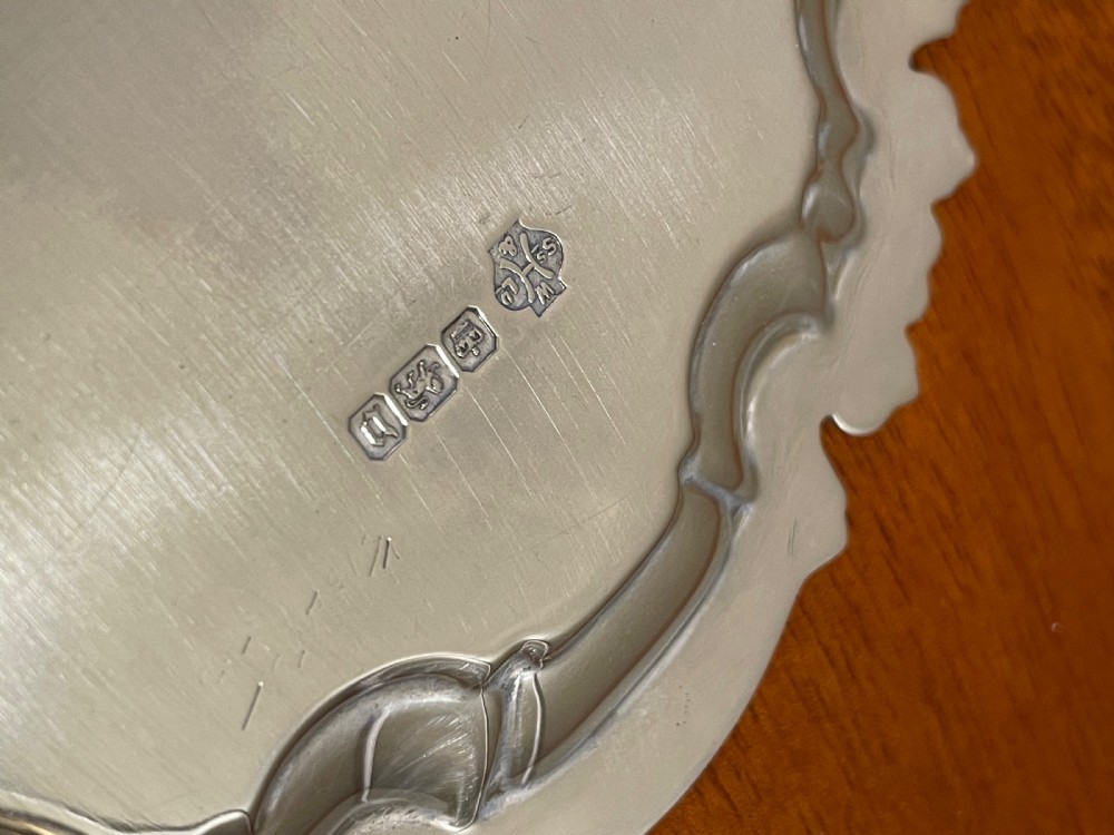 A good George V Solid Silver Card Tray View III