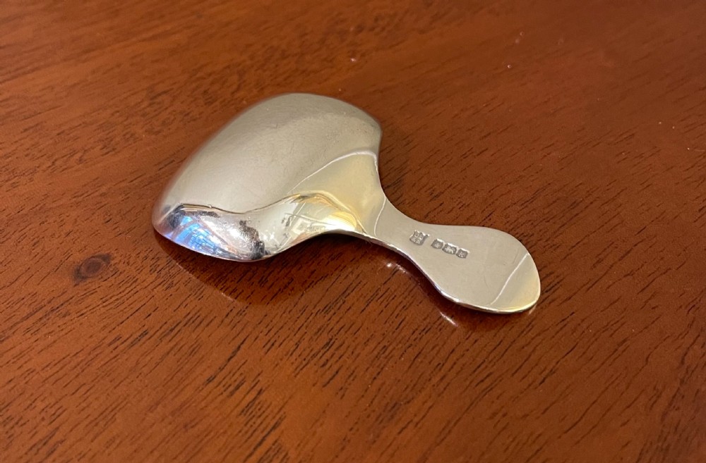 Pretty George V Silver Caddy Spoon View III