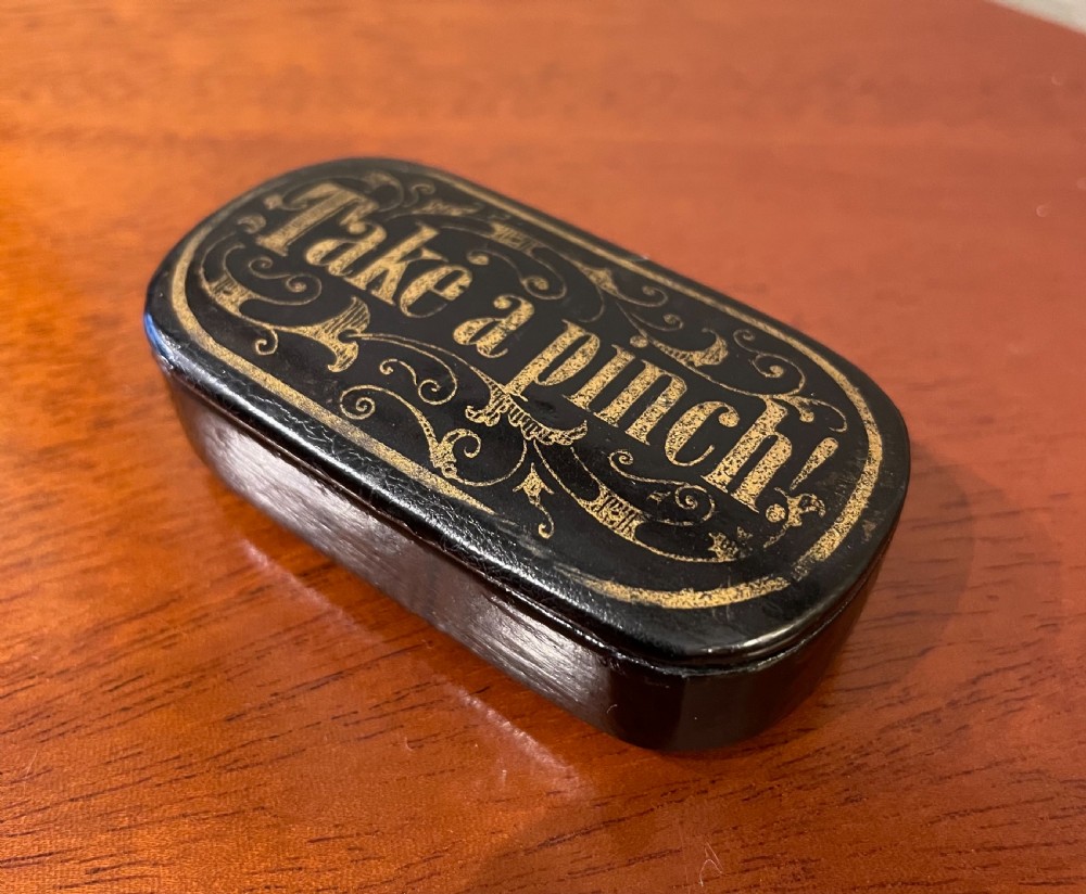 Stunning Georgian Take a Pinch Snuff Box View II