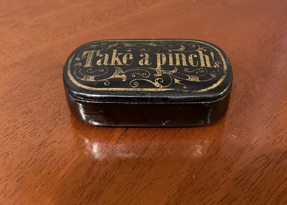 Stunning Georgian Take a Pinch Snuff Box View III