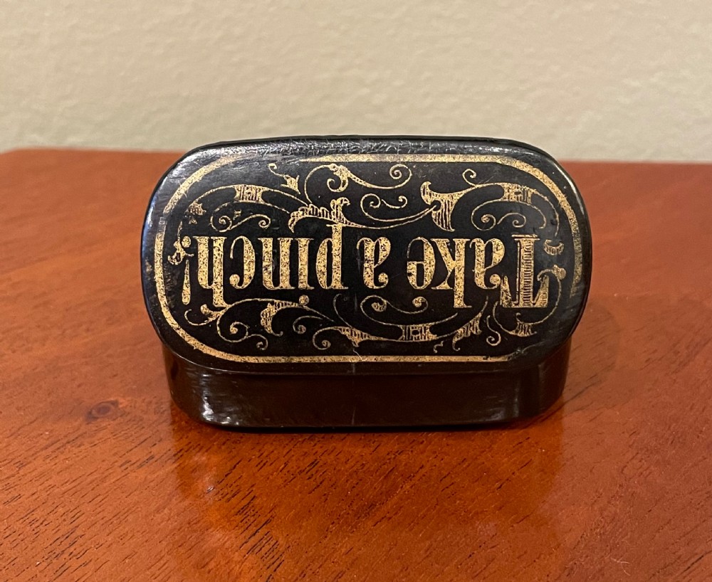 Stunning Georgian Take a Pinch Snuff Box View V
