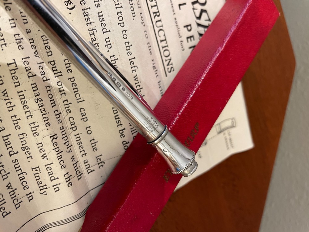 Solid Silver Pencil, ‘Eversharp’, London View III