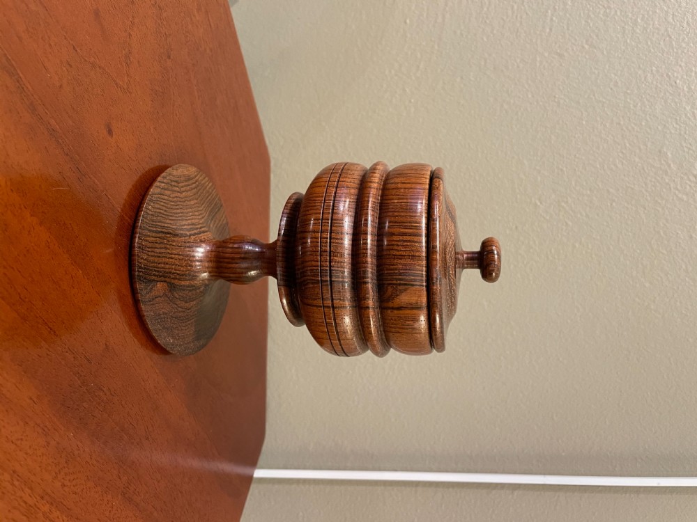 Fine Regency Period Rosewood Spice Jar View II