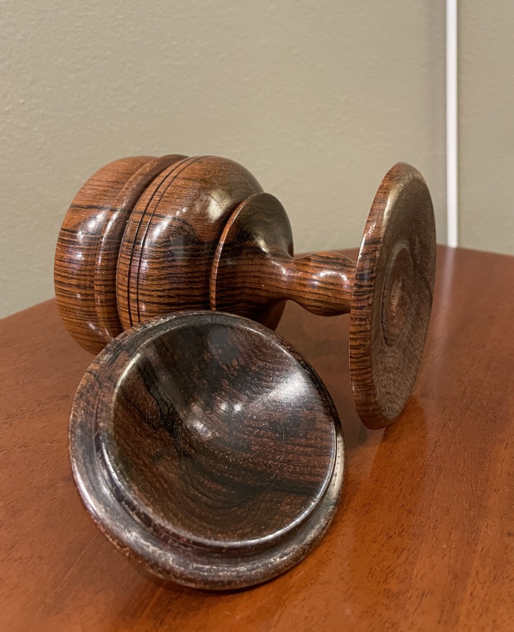 Fine Regency Period Rosewood Spice Jar View IV