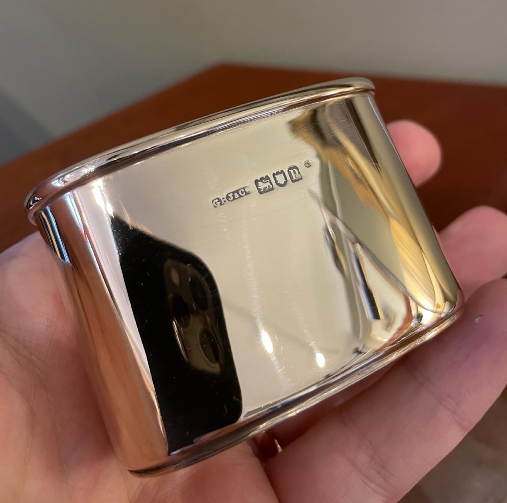 Quality Edwardian Silver Gilt Hip Flask, 1910 View III