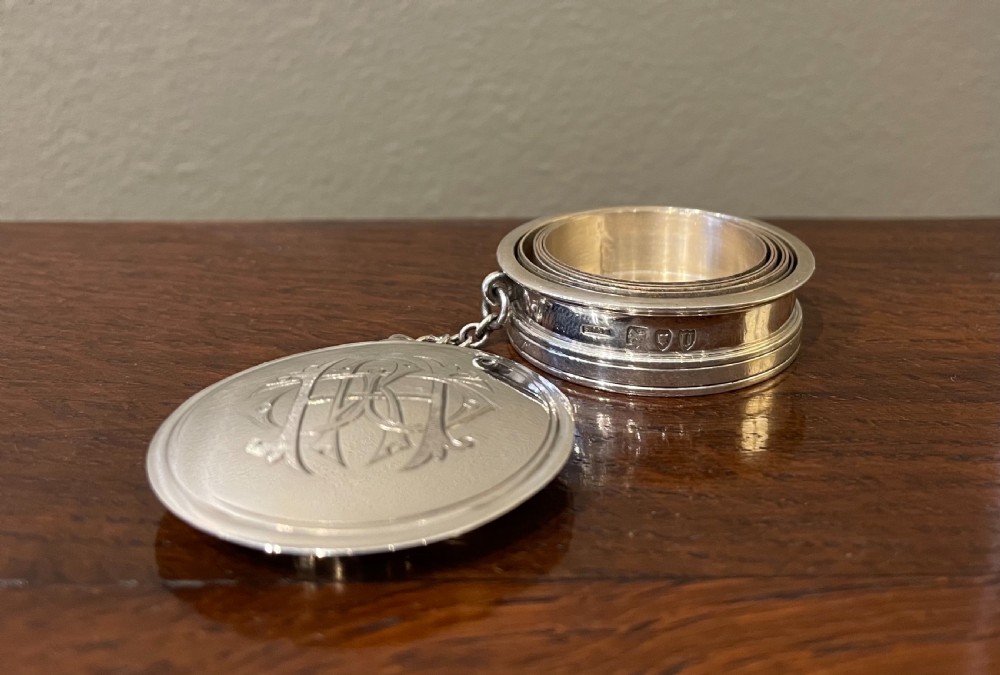 Rare Victorian Miniature Collapsible Beaker by Sampson Mordan, 1895 View VIII