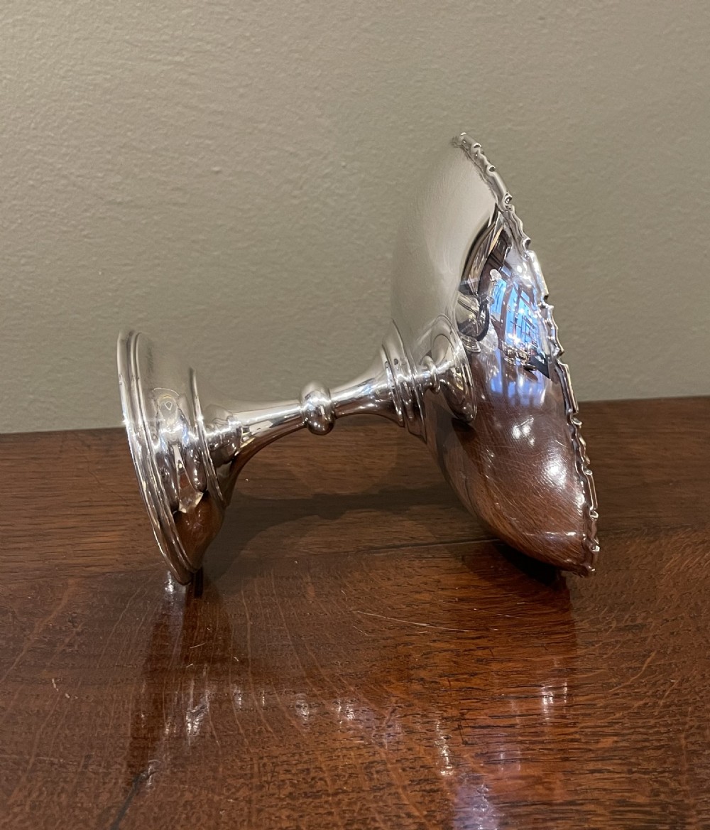 George V Silver Tazza Bon Bon Dish View IV