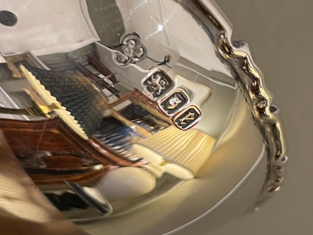 George V Silver Tazza Bon Bon Dish View VII