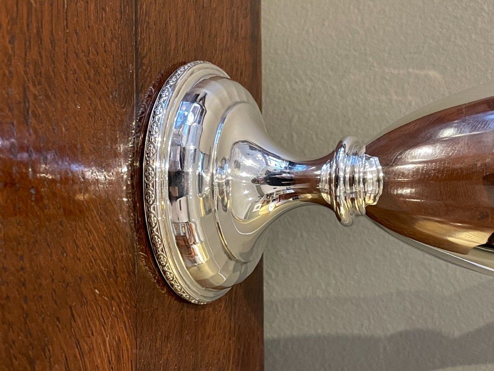 Quality George V Solid Silver Vase, Chester View II