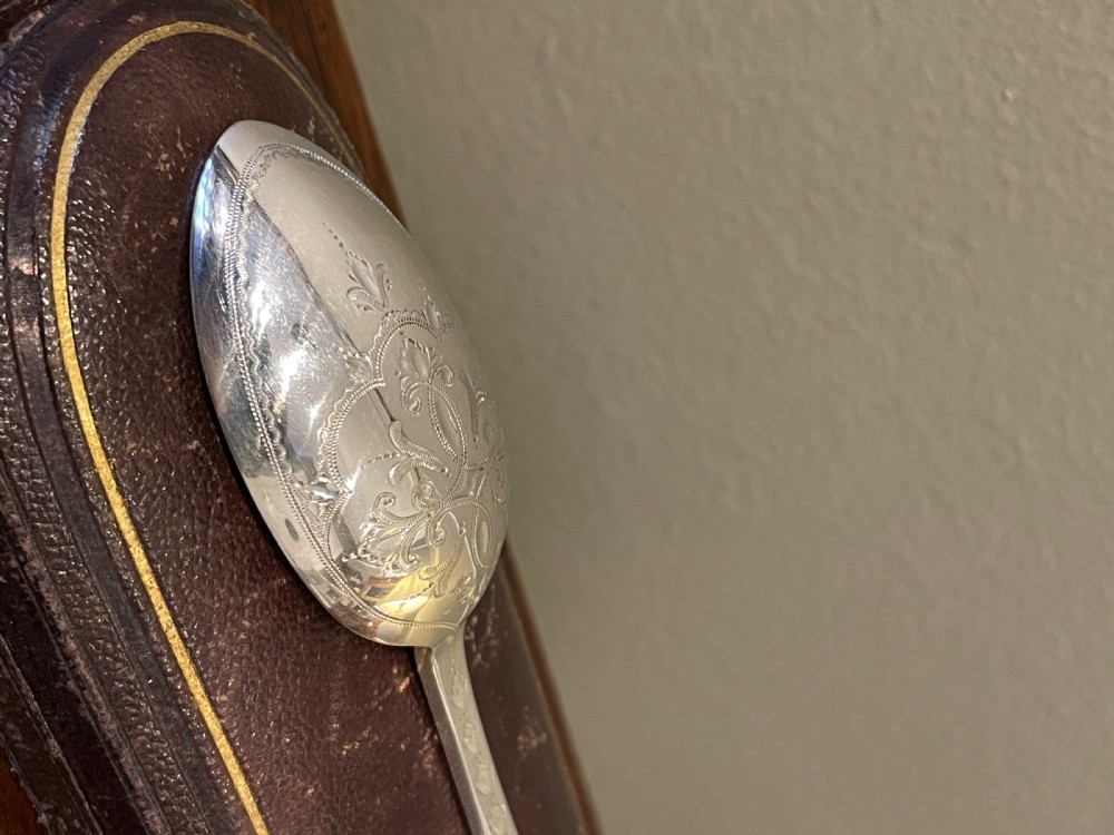 Edwardian Solid Silver Spoon, 1909 View VIII